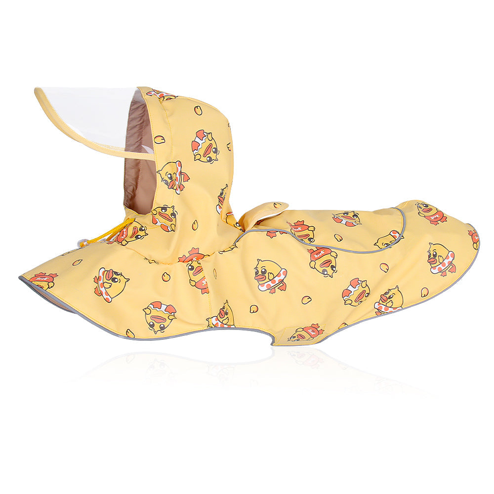 Waterproof Reflective Cape Raincoat for Dogs