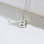 Elegant Roman Retro Flag Design Pendant Necklace