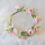 Mori Flower Bridal headdress garland modeling headdress photo wedding dress hair accessories Bridesmaid accessories holiday head - Korvel