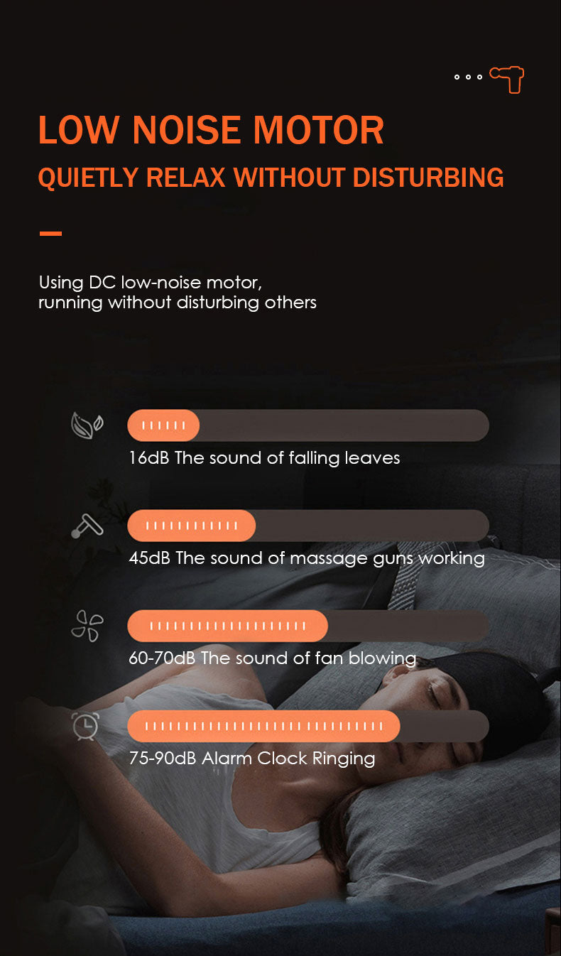 Mini Fascia Gun Muscle Relaxation Electric Vibration Massage Gun Mini Portable Fascia Gun - Korvel
