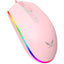 USB illuminated wired mouse, computer peripherals, e-sports games, colorful RGB scrolling light mouse - Korvel