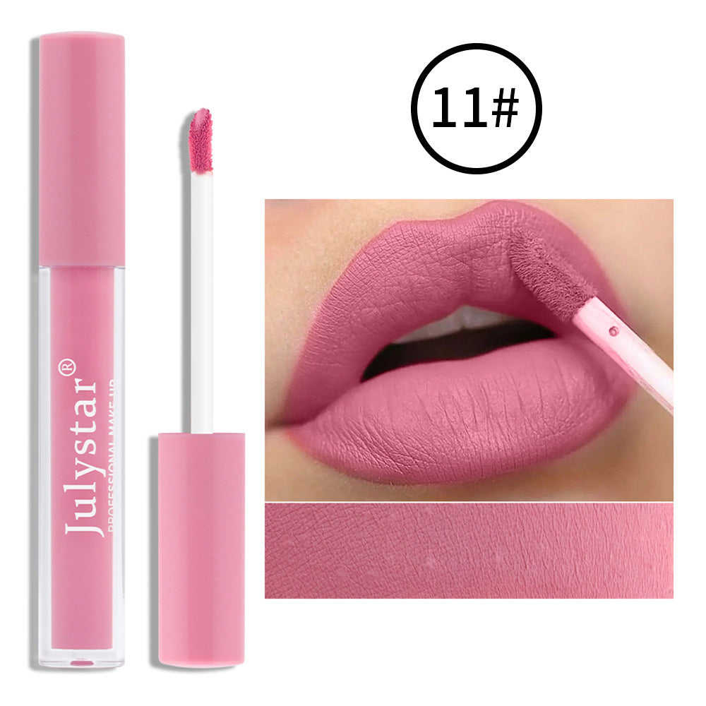Fog Matte Makeup Free Ice Cream Lip Glaze Velvet Does Not Stick To Lip Mud - Korvel
