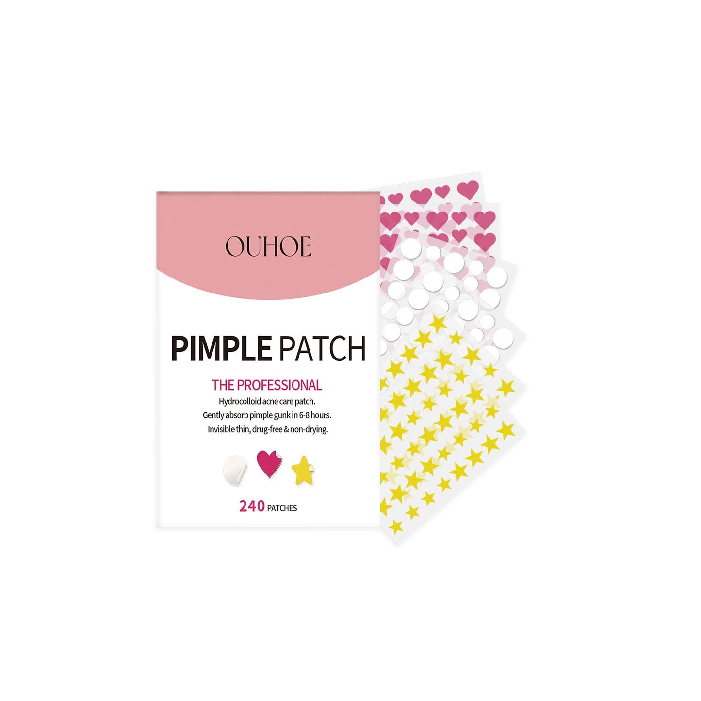 Repair Acne Patch, Facial Cleansing Cover Acne Skin Moisturizing Gentle Skin Cream - Korvel