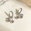 Stainless Steel Cherry Drop Earrings - Korvel