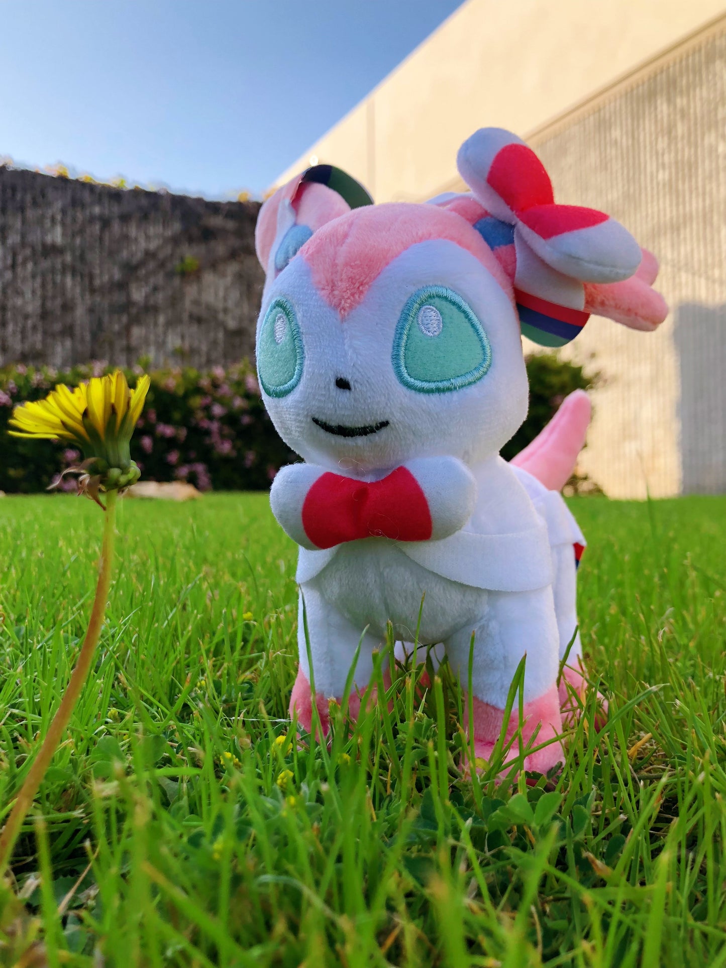 20cm Pokemon Sylveon Plush Toy Kawaii Anime Eevee Espeon Jolteon Vaporeon Stuffed Animal Doll for Children Christmas Gift - Korvel
