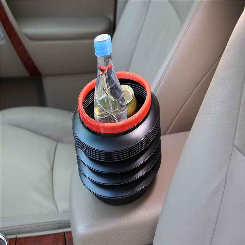 Car Trash Bin Can Car Storage Bin Portable Outdoor Fishing Bucket Multifunctional Retractable Folding Water Bucket - Korvel