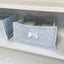 1pc Square Storage Basket: Desktop Organizer, Korean Quilted Design, Cute Storage Frame for Home Decor - Korvel