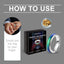 Color Changing Ring Everyday Portable Stylish Elegant Accessory Men's Body Care Ring - Korvel