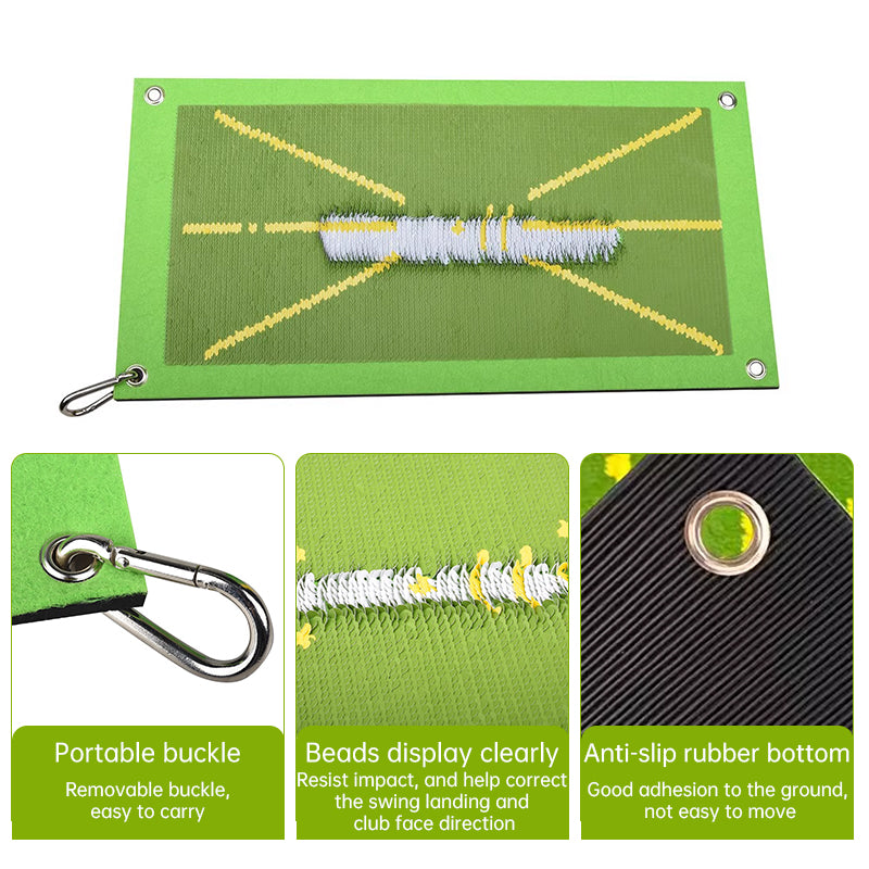 Alfombra de Entrenamiento de Golf Premium para Práctica de Swing y Retroalimentación