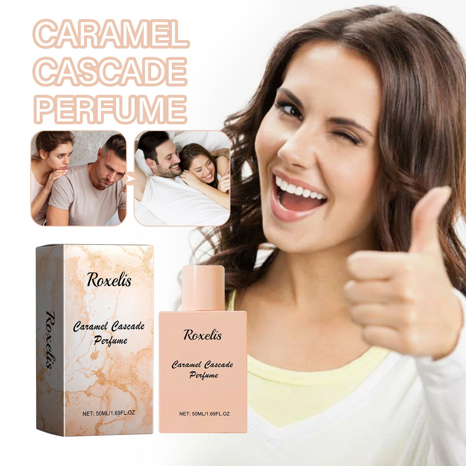 Caramel Cascade Perfume, Fragrance Natural Fresh Not Pungent Lasting Fragrance Exudes Charm Dating Atmosphere Niche Perfume - Korvel