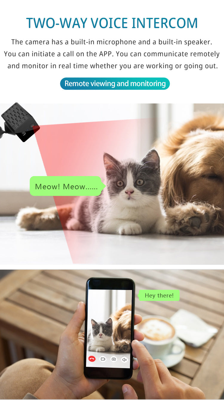 S3 HD camera Human home infrared sensor security monitoring low power WiFi camera A9 camera - Korvel