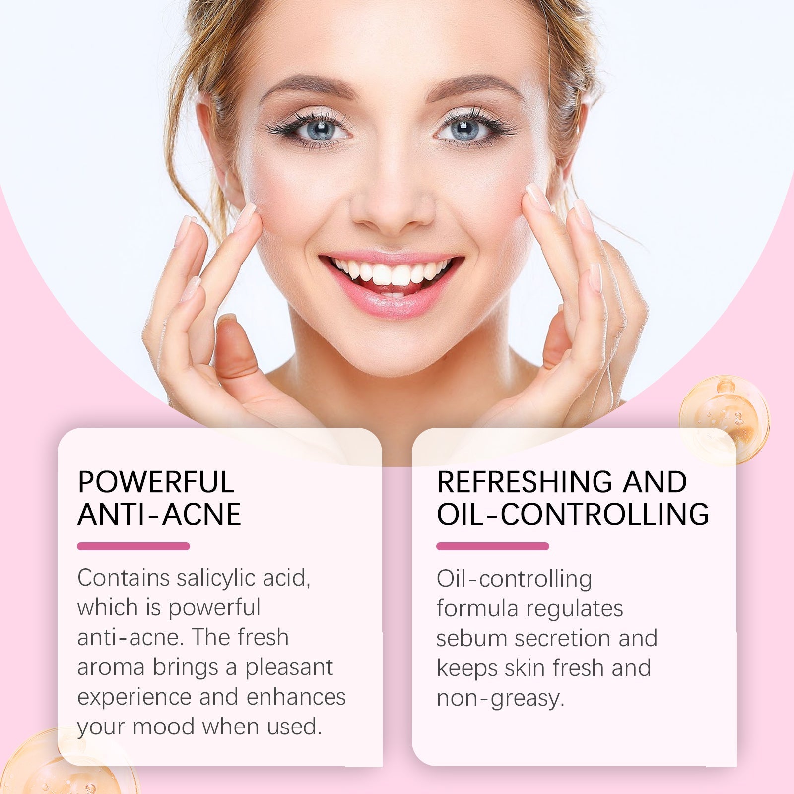 Facial Acne Cream, Repair Facial Acne, Close The Mouth To Nourish Skin Tender And Smooth Skin Care Cream - Korvel