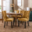 Ensemble de chaises de salle à manger en velours premium - Collection Nikki