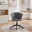 Home Office Chair, Velvet Fabric Swivel Flower Shape Computer Desk Chair for Home Office or Bedroom - Korvel
