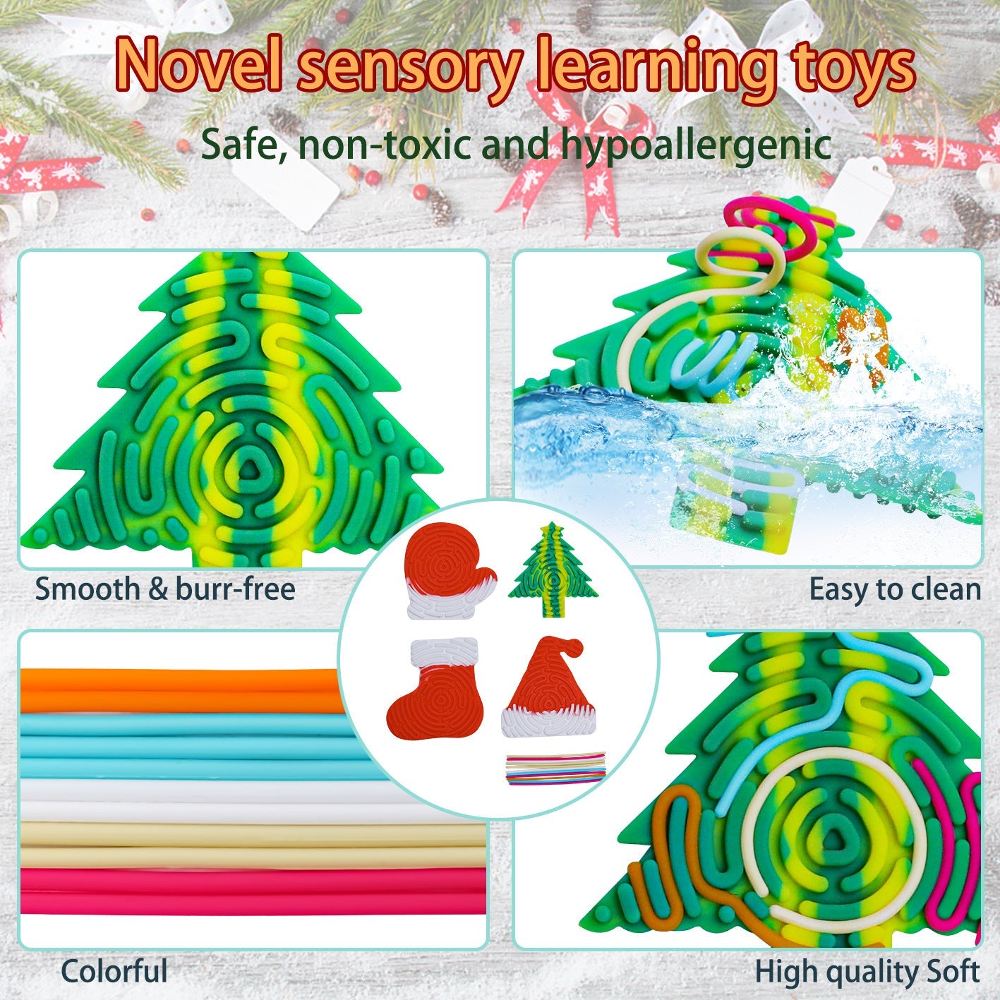 Silicone Decompression Puzzle Toy for Children