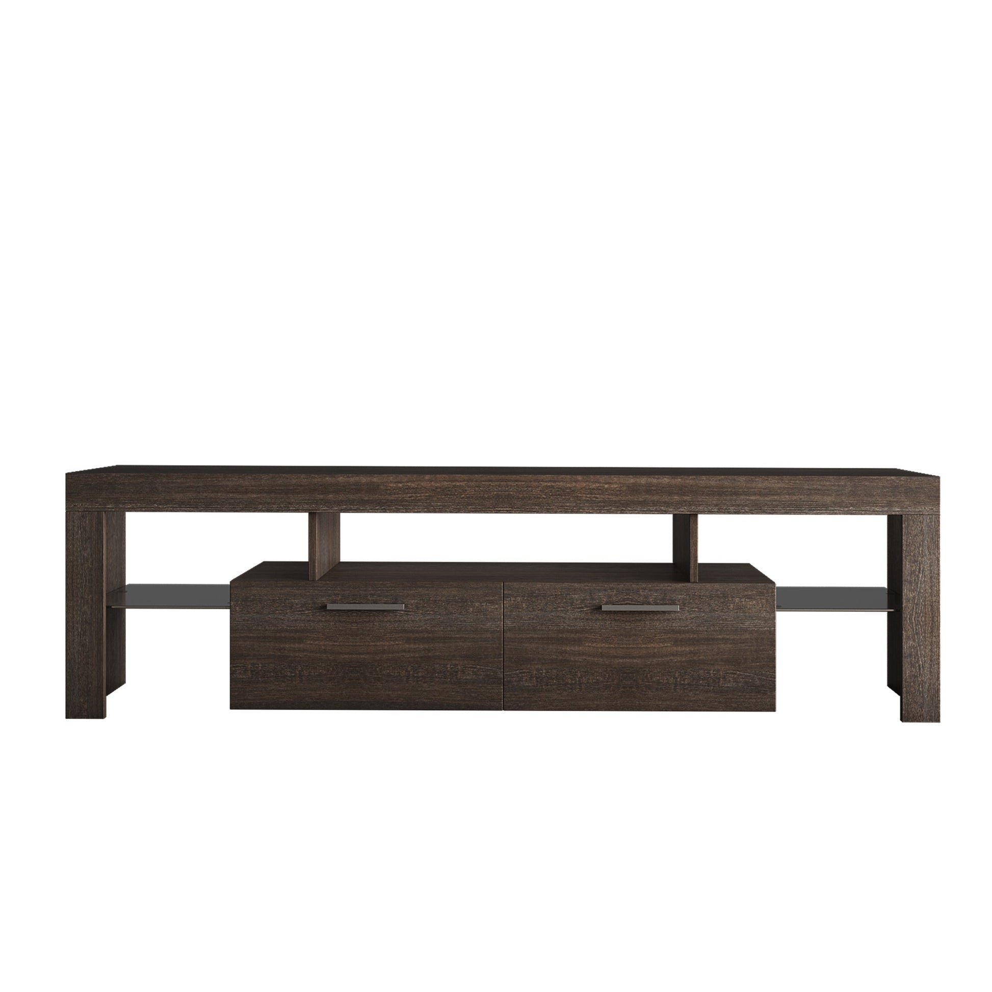 20 minutes quick assembly brown simple modern TV stand - Korvel