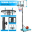Portable Basketball Goal System with Stable Base and Wheels use for Indoor Outdoor teenagers youth height adjustable - Korvel