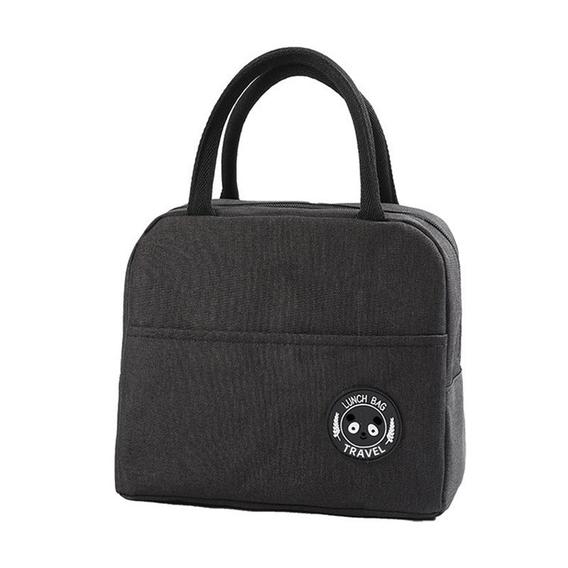 Fashion simple portable insulation bag waterproof fresh-keeping aluminum foil lunch box bag small lunch bag travel cooler bag - Korvel