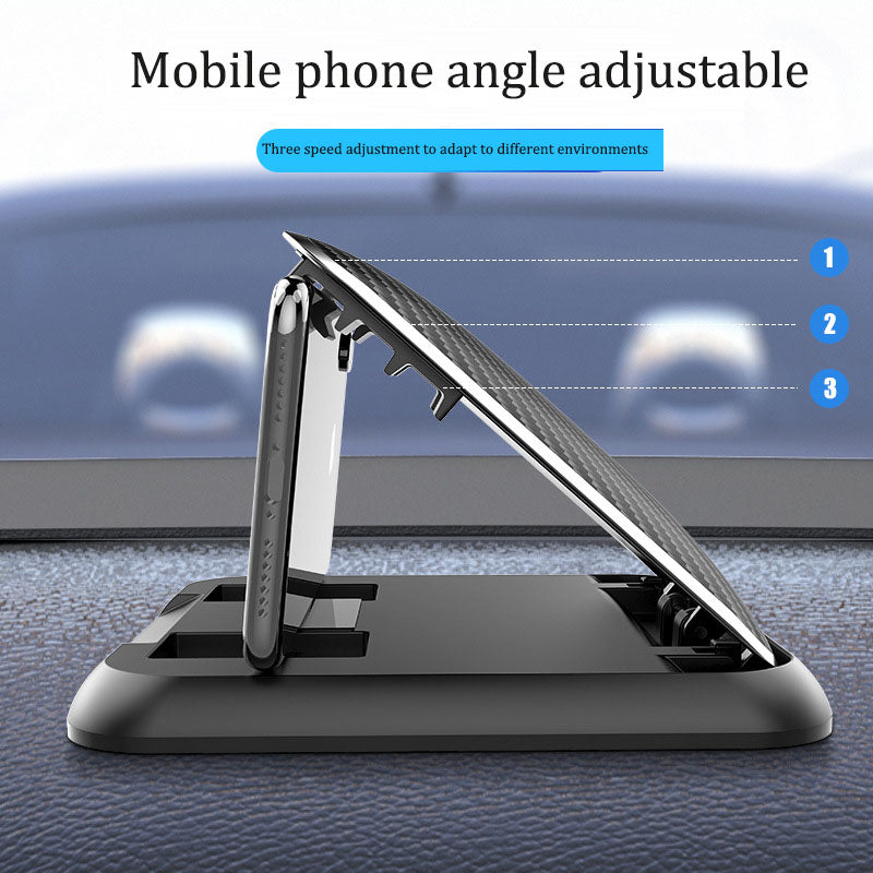 Premium Carbon Fiber Mobile Phone Holder with Sunshade