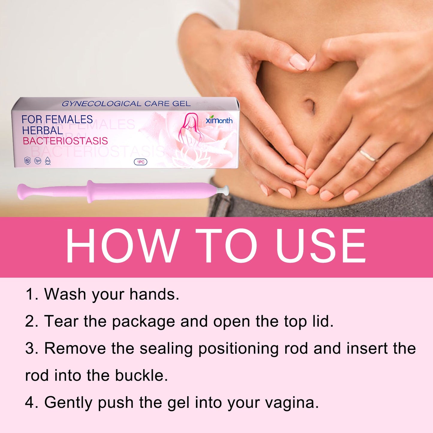 Gynecological Care Gel, A Woman's Body Clean Moist Odor To Alleviate Discomfort Care Gel - Korvel
