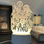 Acrylic 3D Night Light Creative Gift Bedroom Bedhead Atmosphere Plug in Small Desk Lamp - Korvel