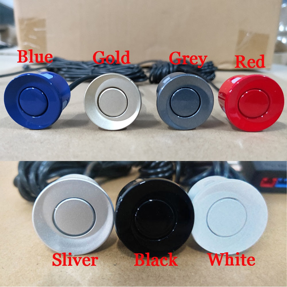 Premium LED Parking Radar System with 4 Sensors