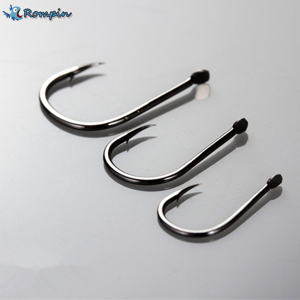 Rompin 200pcs/Box Multiple Sizes High Carbon Steel Fishing Hook - Korvel