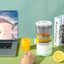 Portable USB - rechargeable slow juicer for oranges, lemons & other fruits. A handy electric blender for home kitchens. - Korvel