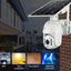 Brand 4G SIM Card WIFI Solar Battery PTZ Camera 1080P Outdoor Waterproof  PIR Alarm Motion Detection P2P CCTV Camera - Korvel