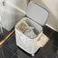 RollEase Modern Laundry Hamper with Wheels