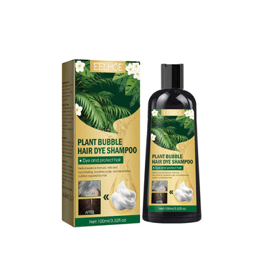 Plant Bubble Natural Black Hair Color - Gentle and Lasting
