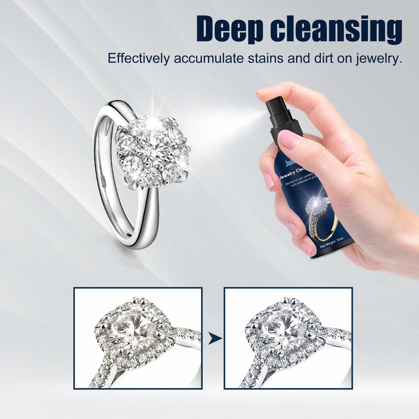 Nettoyant de bijoux premium pour bijoux en or et en argent