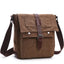Men Business Messenger Bags For Men Shoulder Bag vintage Canvas Crossbody Pack Retro Casual Office Travel Bag - Korvel