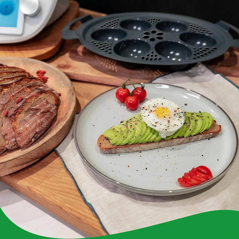 Moldes de Silicona Multifuncionales para Huevos para Thermomix TM5 TM6