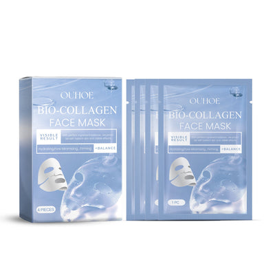 Bio-Collagen Real Deep Mask, It Moisturizes Moisturizing Anti-Wrinkle Fade Out Fine Lines Smooth White Chun Water Skin Mask - Korvel
