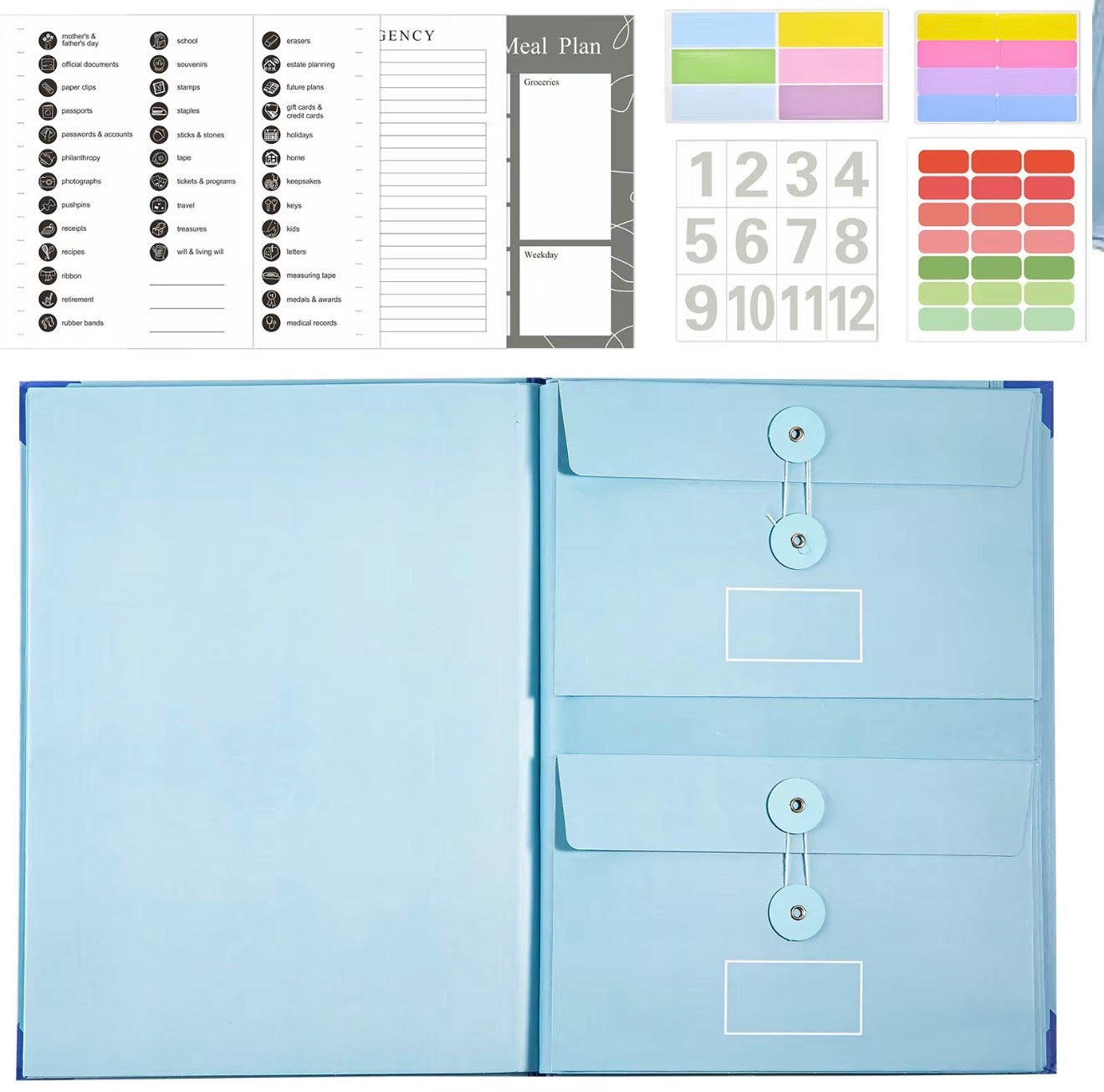 SecureFile Accordion Organizer - Korvel