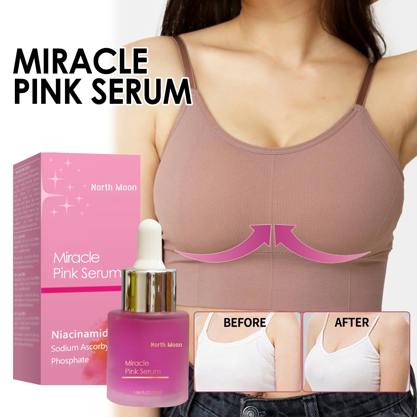 Breast Serum Firming, Firming, Plump And Anti-Sagging Breast Serum - Korvel