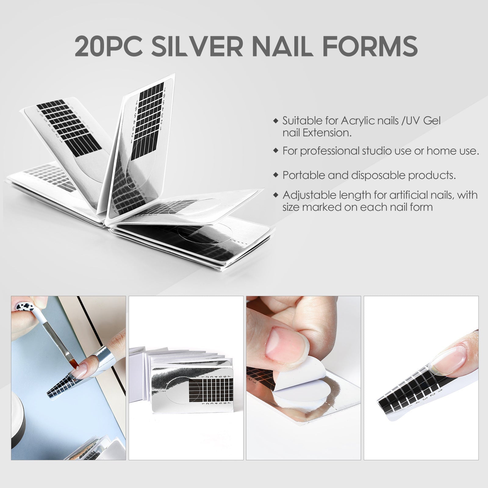 COSCELIA Crystal Powder 30ml Crystal Liquid Set Carved Extended Nail Art Beginner Crystal Nail Set - Korvel
