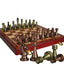 International Chess High end Gift Box Metal Chess Pieces Wooden Chess Board Western Chess - Korvel