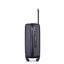 3 Piece Luggage Sets ABS Lightweight Suitcase with Two Hooks, Spinner Wheels, TSA Lock, (20/24/28) Black - Korvel