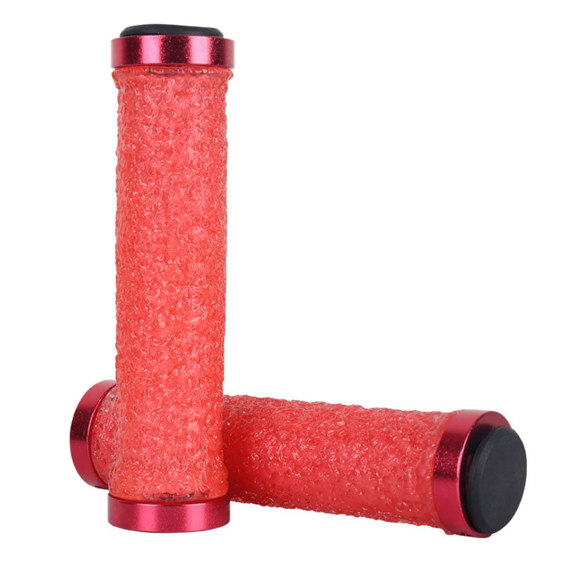 Bicycle Grip Bilateral Locking Grip Mountain Bike Silicone Crystal Grip Bicycle Accessories - Korvel