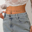 Bohemian style inlaid colorful crystal body chain ins style alloy versatile waist chain - Korvel