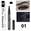 CmaaDu 4 head eyebrow pencil four point eyebrow pencil easy to dry - Korvel
