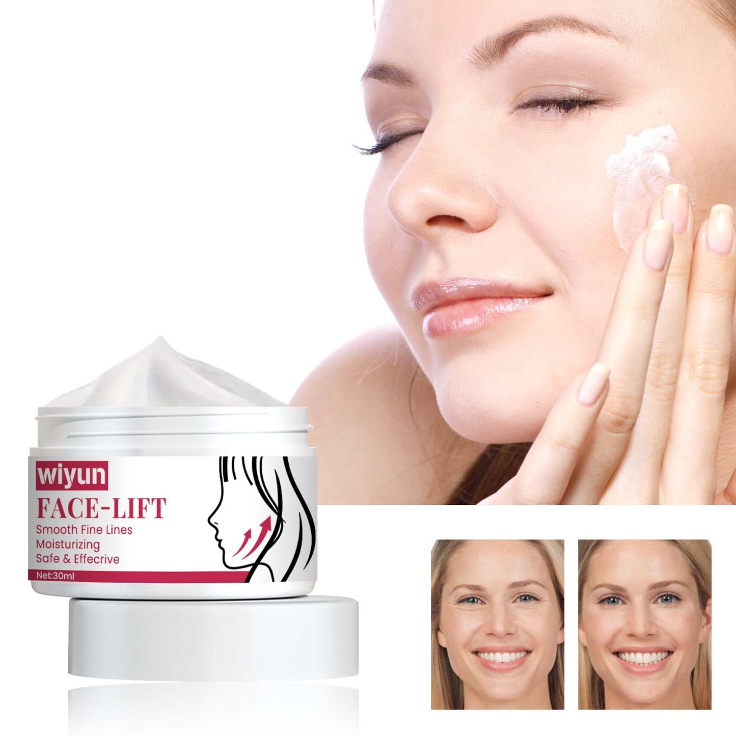 Crema Facial Reafirmante Premium para una Piel Joven