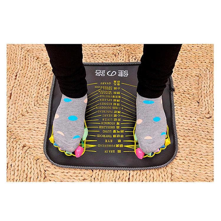 Reflexology Stone Foot Massager Mat for Relaxation