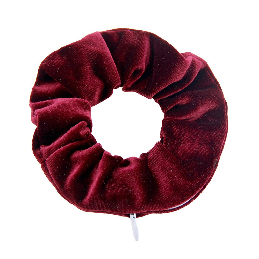 Tie dye velvet zipper large intestine loop - Korvel
