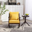 Mid Century Modern Upholstered Glider Arm Chair