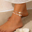 Conch Rice Bead Anklet Multi Layer Beach Foot Accessories Hot Selling Ocean Star Resort Foot Chain Set - Korvel