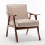 Mid-Century Modern Solid Wood Accent Chair