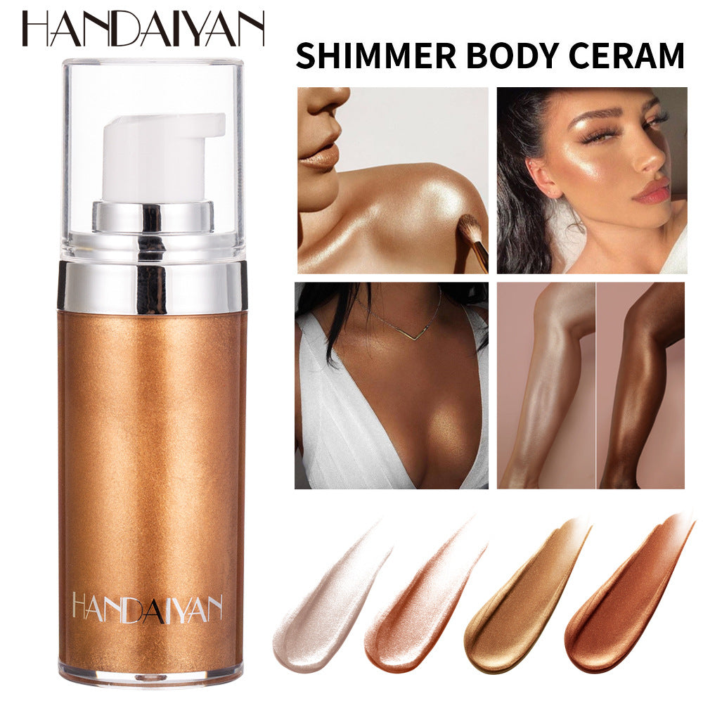 HANDAIYAN Body Highlighter Body Brightening Liquid Highlighter Brightening Liquid Lotion - Korvel
